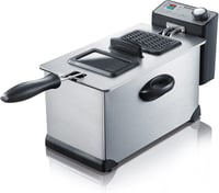 Severin FR 2431 Mélysütő 2000W 3L Rozsdamentes Acél Fekete 1