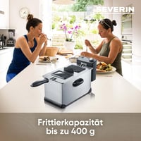 Severin FR 2431 Mélysütő 2000W 3L Rozsdamentes Acél Fekete 4