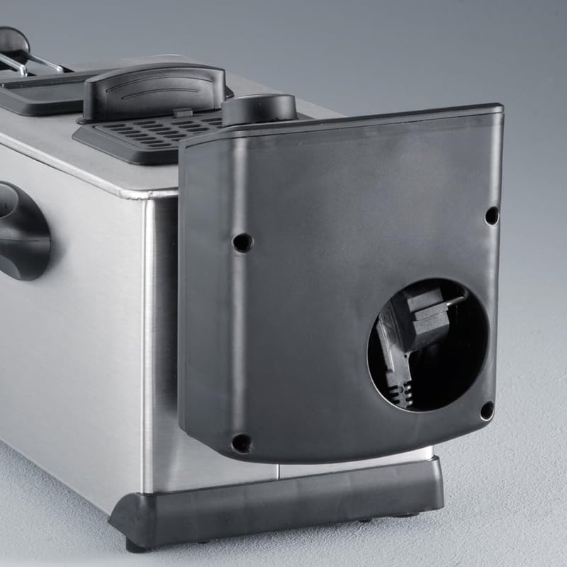 Severin FR 2431 Mélysütő 2000W 3L Rozsdamentes Acél Fekete
