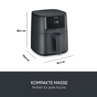 Teplovzdušná fritéza Severin FryLight FR 2461 - čierna, 4 l, 1300 W 10