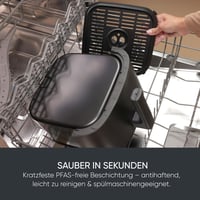 Severin FryLight FR 2462 XXL Forrólevegős Sütő 7 L, 11 Automatikus Program, Touch Kijelző, Memory Funkció, Melegentartás, Tapadásmentes, 1700 W, Fekete 7