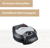 Severin Gofrisütő Rozsdamentes Acél Kefe Felülettel 2