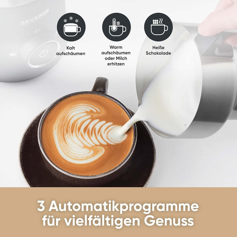 SEVERIN Induction Tejhabosító Spuma 500ml Elektromos Tejhab Készítő