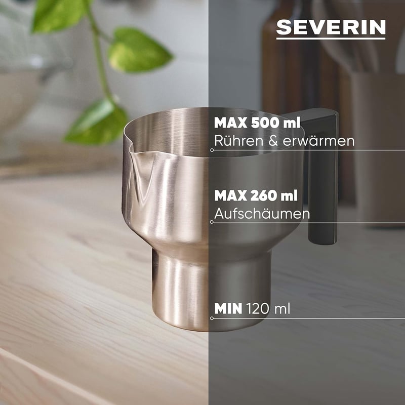 SEVERIN Induction Tejhabosító Spuma 500ml Elektromos Tejhab Készítő