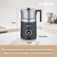 SEVERIN Indukcióval működő tejhabosító 700 ml Spuma 3