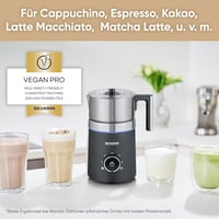 SEVERIN Indukcióval működő tejhabosító Spuma 700 ml 4