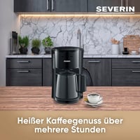Severin KA 9306 Filteres Kávéfőző Termikus Kancsóval, 8 Csésze, Fekete 3