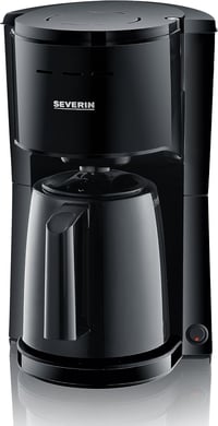 Severin KA 9306 Filteres Kávéfőző Termikus Kancsóval, 8 Csésze, Fekete 1