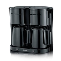 Cafetieră cu filtru Severin KA 9315 Duo cu 2 carafe termos, capacitate 16 cești, negru 1