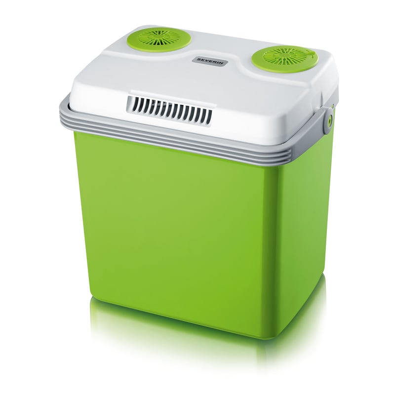 Ladă frigorifică electrică Severin KB 2923, 25 L, cu funcție de răcire și menținere la cald, USB, 12V și alimentare la rețea, verde/gri