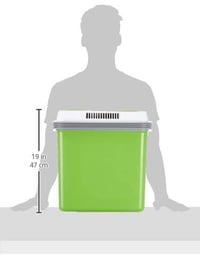 Ladă frigorifică electrică Severin KB 2923, 25 L, cu funcție de răcire și menținere la cald, USB, 12V și alimentare la rețea, verde/gri 10