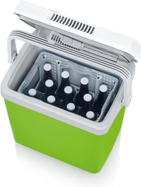 Ladă frigorifică electrică Severin KB 2923, 25 L, cu funcție de răcire și menținere la cald, USB, 12V și alimentare la rețea, verde/gri 3