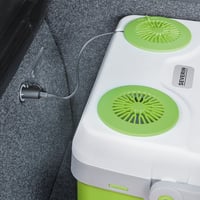 Ladă frigorifică electrică Severin KB 2923, 25 L, cu funcție de răcire și menținere la cald, USB, 12V și alimentare la rețea, verde/gri 5