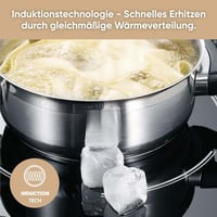 SEVERIN KP 1071 Indukciós Főzőlap 2000W Hordozható Kemping Konyha Fekete 2