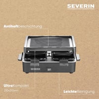 Severin Mini Raclette Grill - Asztali Grillsütő Sajtolvasztáshoz 3