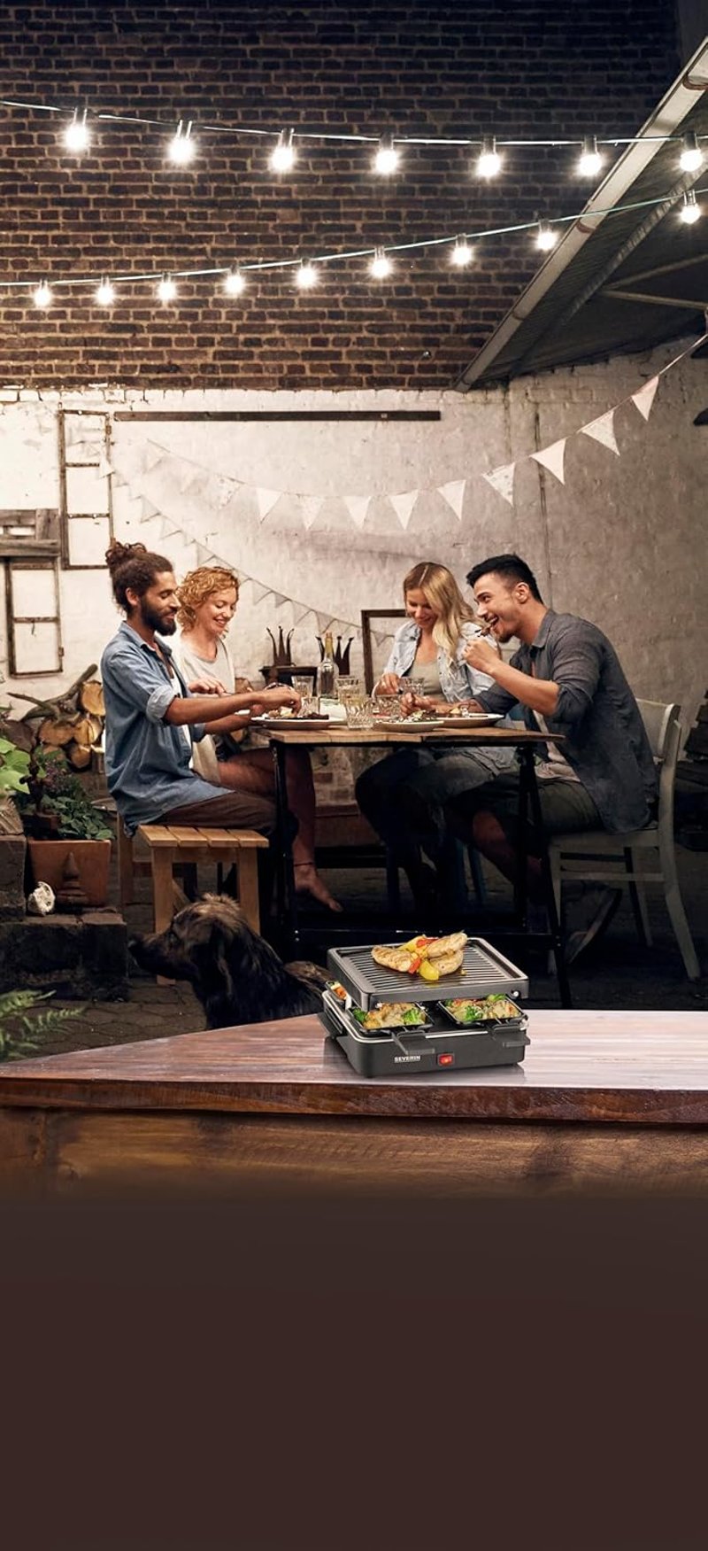 Severin Mini Raclette Grill - Asztali Grillsütő Sajtolvasztáshoz