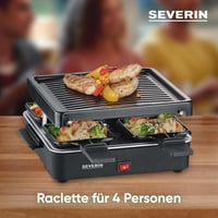 Severin Mini Raclette Grill - Asztali Grillsütő Sajtolvasztáshoz 4