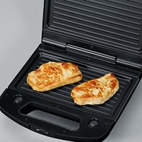 Severin SA 2968 3az1-ben szendvicssütő grill és gofrisütő rozsdamentes acél 7