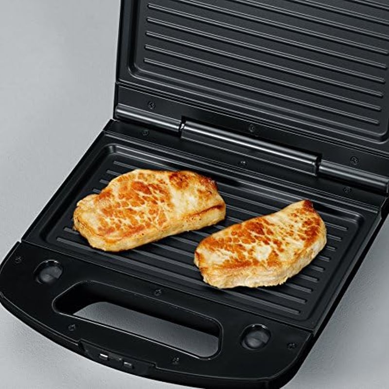 Severin SA 2968 3az1-ben szendvicssütő grill és gofrisütő rozsdamentes acél