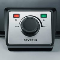 SEVERIN WA 2106 Dupla Gofrisütő 1200W Fekete Elektromos Konyhai Készülék 6