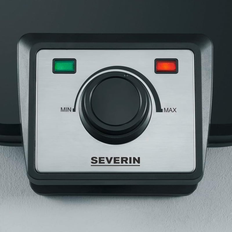 SEVERIN WA 2106 Dupla Gofrisütő 1200W Fekete Elektromos Konyhai Készülék