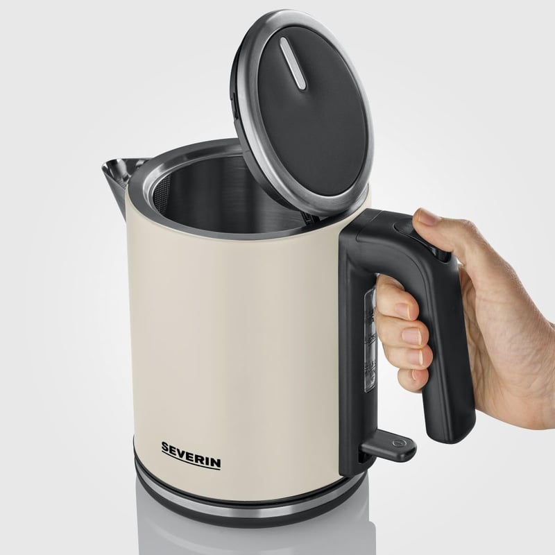 Severin WK 9577 elektromos vízforraló 1L rozsdamentes acél, gyors felmelegítés 2400W