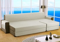 sevi's L alakú kanapévédő 250 cm vízálló fordítható macskák kutyák számára krém - Chaise Longue 3 Plazas (250cm), White Cream 7