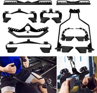 SevnElk Evezős Fogantyú LAT Pull-Down Kábel Húzó Fitness Torony Tricepsz Hátizom Edzés - H1, length: 15 cm 8