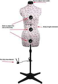 Sewing Online Állítható Florentine Szabóbaba M Méret EUR 44-48 8 Részes 4