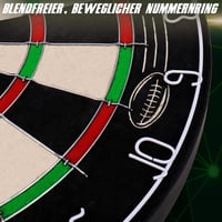 Seydrey bristle dart tábla forgó pontgyűrűvel acélhegyes darts készlet 6 dárttal és 12 szállal 5