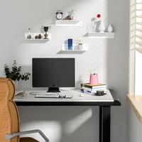Sezanrpt 30 cm fehér fali polc szett 2 darab, dekoráció és tároláshoz - 30cm, White 8