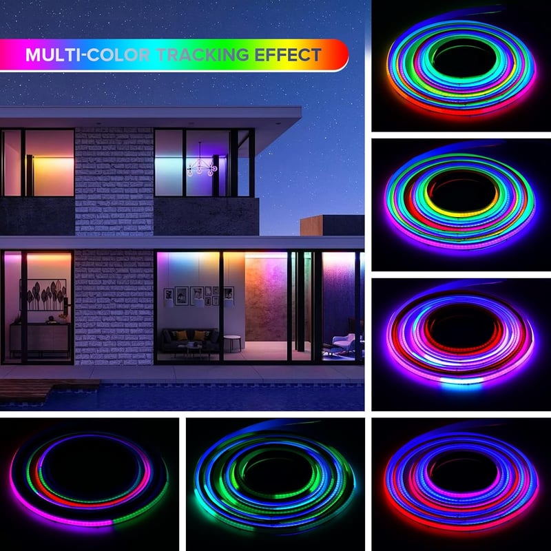 SEZO WS2811 RGB LED szalag 720LED/m 24V 12mm 3m addresszálható