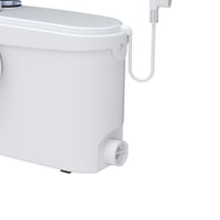 SFA Sanibest Pro, sistem de tocare și pompare pentru WC cu 4 intrări, 1100W, 50,8x21x32,5 cm, pentru utilizare intensă, fabricat în Franța 6