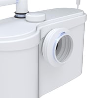 SFA Sanibest Pro, sistem de tocare și pompare pentru WC cu 4 intrări, 1100W, 50,8x21x32,5 cm, pentru utilizare intensă, fabricat în Franța 8