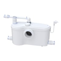 SFA Sanibest Pro, sistem de tocare și pompare pentru WC cu 4 intrări, 1100W, 50,8x21x32,5 cm, pentru utilizare intensă, fabricat în Franța 2