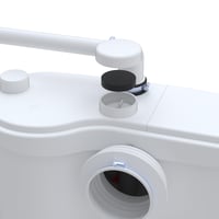 SFA Sanibest Pro, sistem de tocare și pompare pentru WC cu 4 intrări, 1100W, 50,8x21x32,5 cm, pentru utilizare intensă, fabricat în Franța 7