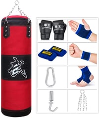 Sfeexun boxerské vrece pre deti a dospelých s rukavicami, reťazou a stropným hákom 100/120 cm 2