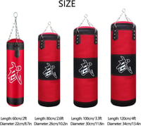 Sfeexun Boxzsák Szett Gyerekeknek és Felnőtteknek Kesztyűvel, Lánccal, Mennyezeti Horoggal 100/120cm 3