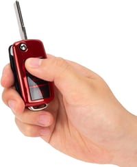 SFONIA Autókulcs Tok VW Golf Skoda Seat Kulcsvédő 3 Gombos TPU Kulcs Borító Piros 7