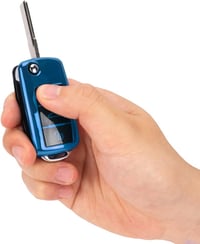 SFONIA Autókulcs Tok VW Golf Skoda Seat Kulcsvédő 3 Gombos TPU Kulcs Borító Kék 7