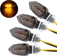 SFONIA Motoros LED Index Szett 4db Mini Irányjelző 12V Vízálló M8 E-Mark Jóváhagyott Univerzális Motorkerékpár Quad Scooter 1