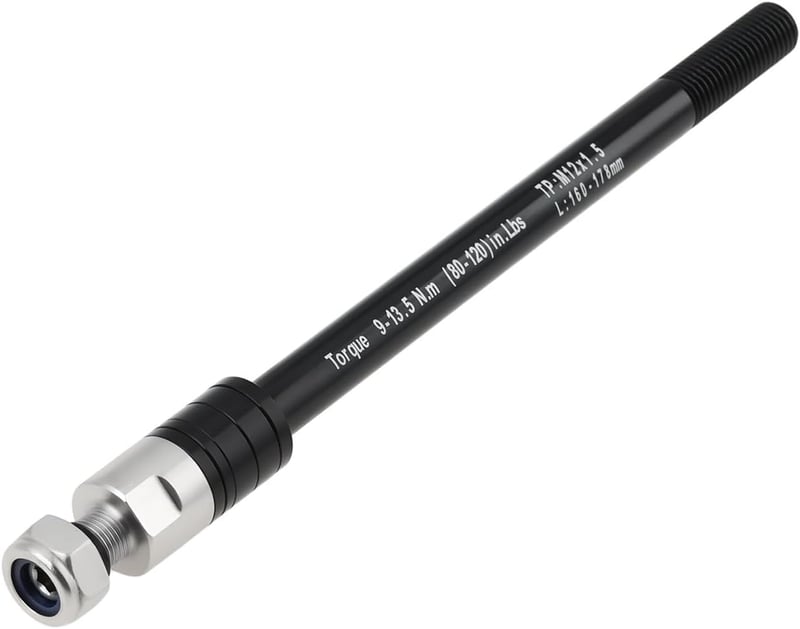 SG Store 12 mm átmenő tengely kerékpár-pótkocsihoz - állítható 160-178 mm