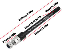 SG Store 12 mm átmenő tengely kerékpár-pótkocsihoz - állítható 160-178 mm 4