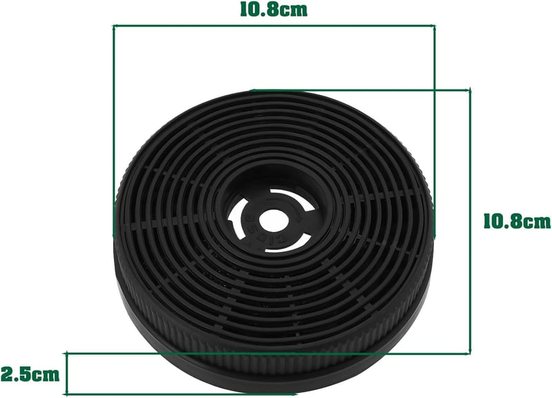 SG Store CF140 Aktivált Szénszűrő 2db Páraelszívóhoz 10,8x10,8x2,5cm