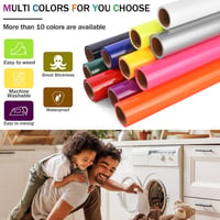 Sgooyir Piros Vasalható Vinyl Plotter Fólia Pólókhoz - Textil Hőtranszfer Fólia Ruhadekoráláshoz 30,5 x 183 cm 4