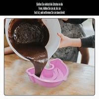 SGSCFG Silikonski kalup za pečenje u duginim bojama, 2 komada - DIY kalup za izradu čokolade, sira i slatkiša, kuhinjski alat za pečenje 5