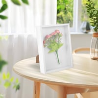 SHACHENH 3D okvir za slike, A4 duboki okvir za punjenje, dubina 6,5 cm, okvir za predmete s prozirnom akrilnom pločom za fotografije, kovanice, suho cvijeće, vitrina 2 5