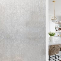 Shackcom Ablakfólia 60x200cm - Öntapadó Tejüveg Fólia, Átlátszatlan Betekintésgátló, UV-Szűrő, Mintás Dekor Fólia Irodába, Konyhába, Fürdősz 1