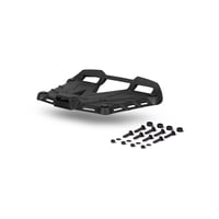 Placă de montare SHAD din aluminiu negru cu șuruburi - Accesoriu pentru portbagaj de motocicletă 1