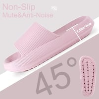 SHAINE Felhő Papucs Férfiaknak és Nőknek - Bézs Csúszásmentes Gumi Strandpapucs, Nyári Kerti Papucs, Vízálló Fürdőcipő 36/37 5